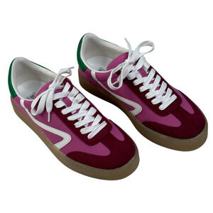 Steve Madden Reformer Womens Pink Multi Sneakers Size 7.5M New $100 B